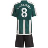 Dječji - Dres + Kratke Hlače Manchester United Bruno Fernandes 8 Gostujući 23/24